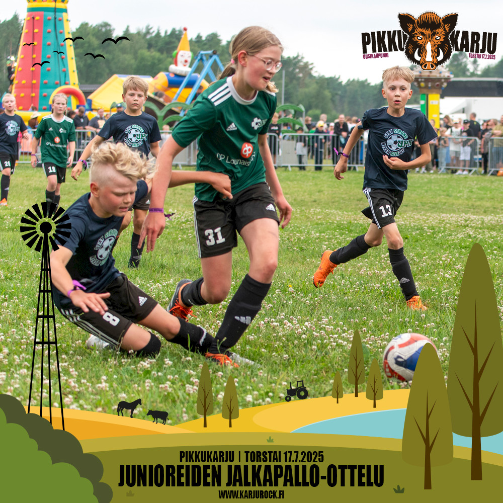 Junioreiden jalkapallo-ottelu