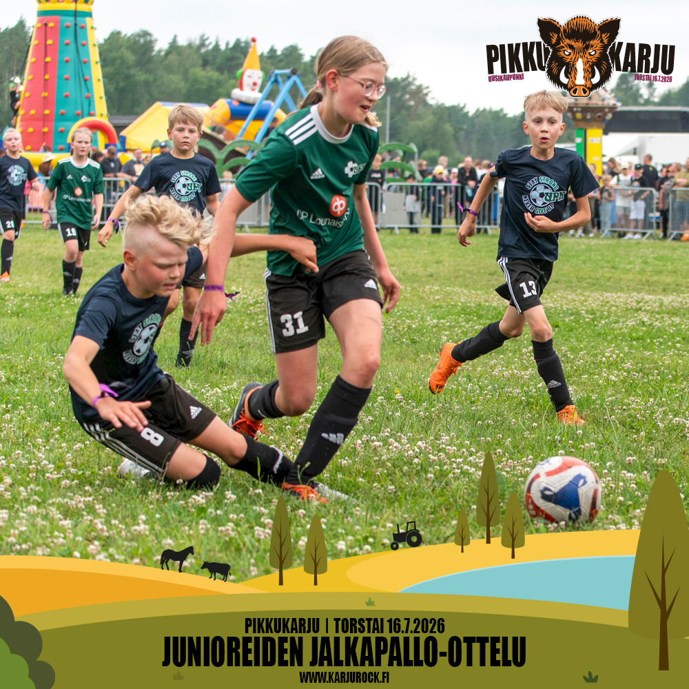 Junioreiden jalkapallo-ottelu