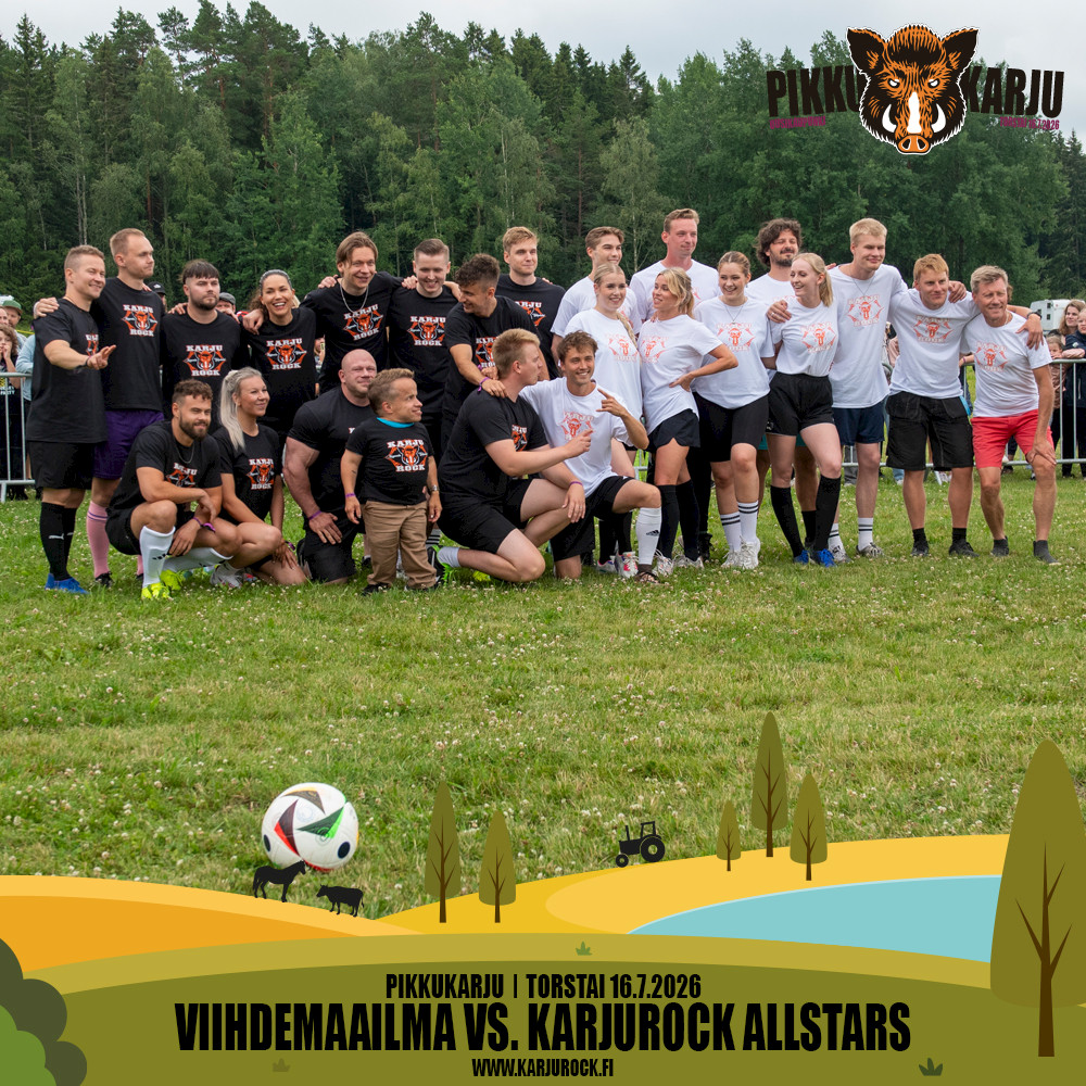 Viihdemaailma vs. Karjurock Allstars